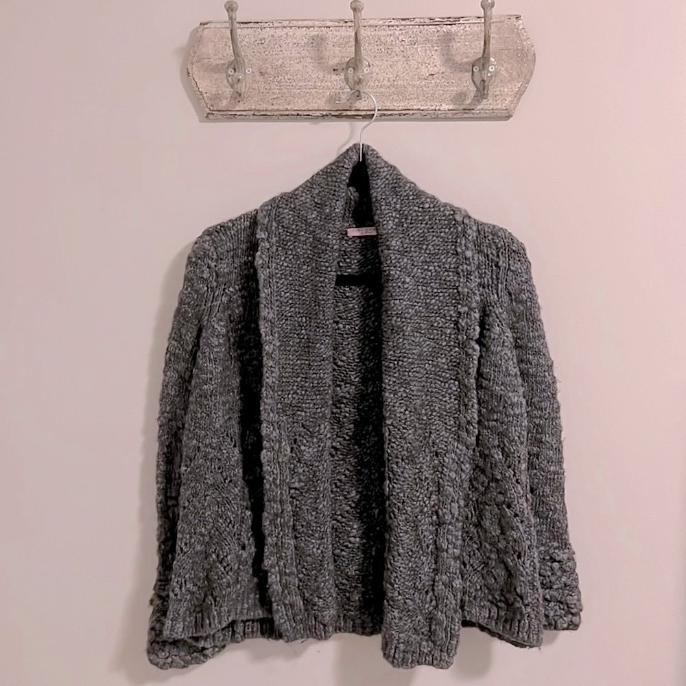 Calypso St. Barth Open Front Drape Sweater - image 1